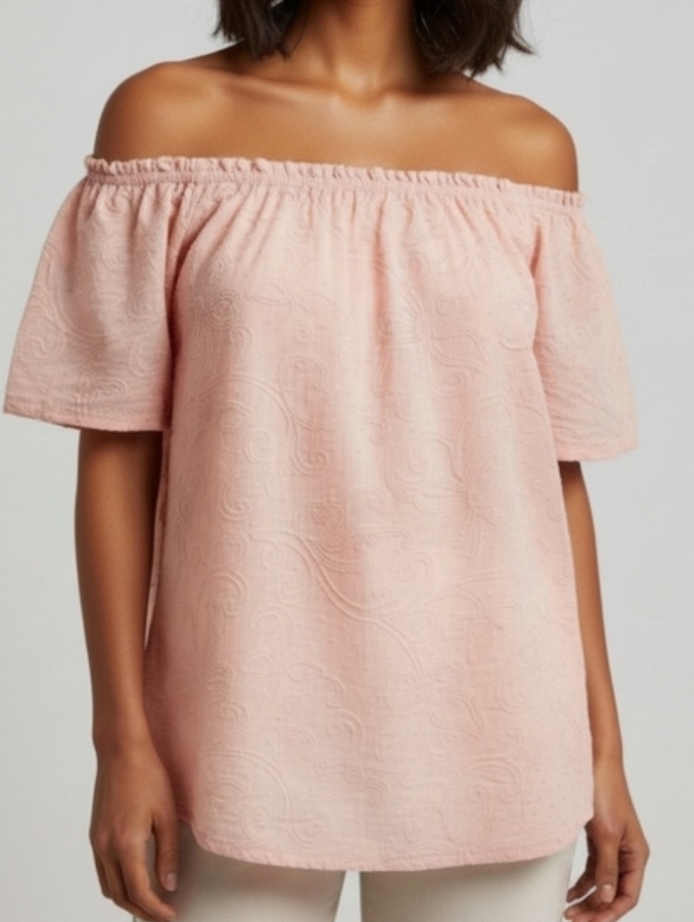 Terzo Millennio Apricot Lace Blouse - S